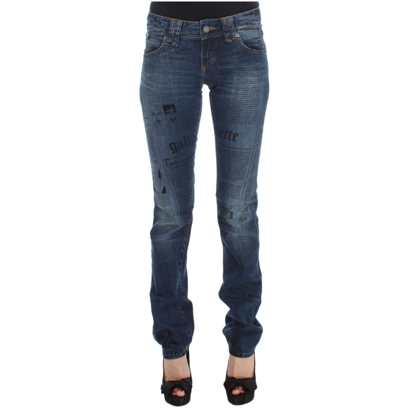 Elegant Slim Bootcut Denim Jeans