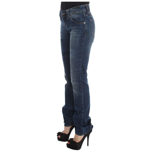 Elegant Slim Bootcut Denim Jeans