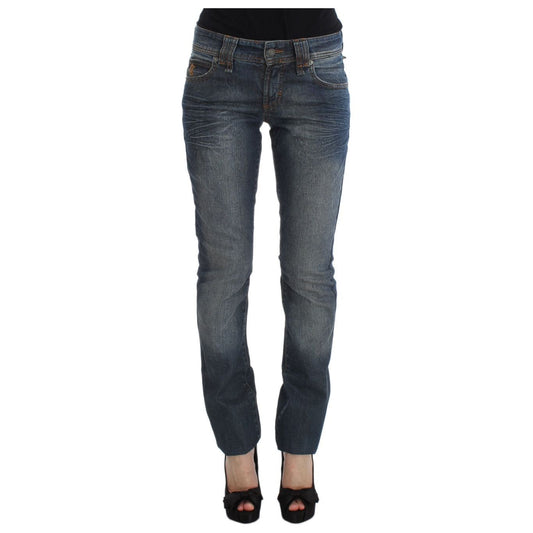 Chic Slim Fit Blue Jeans