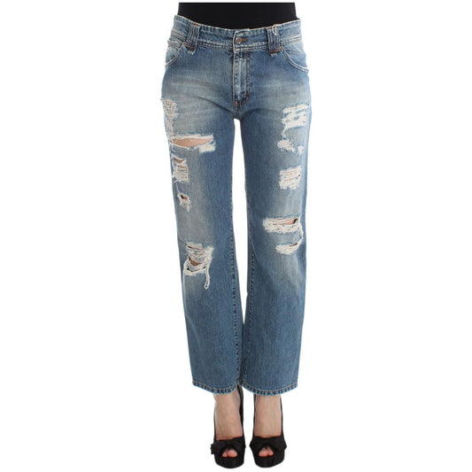 Chic Boyfriend Blue Wash Jeans