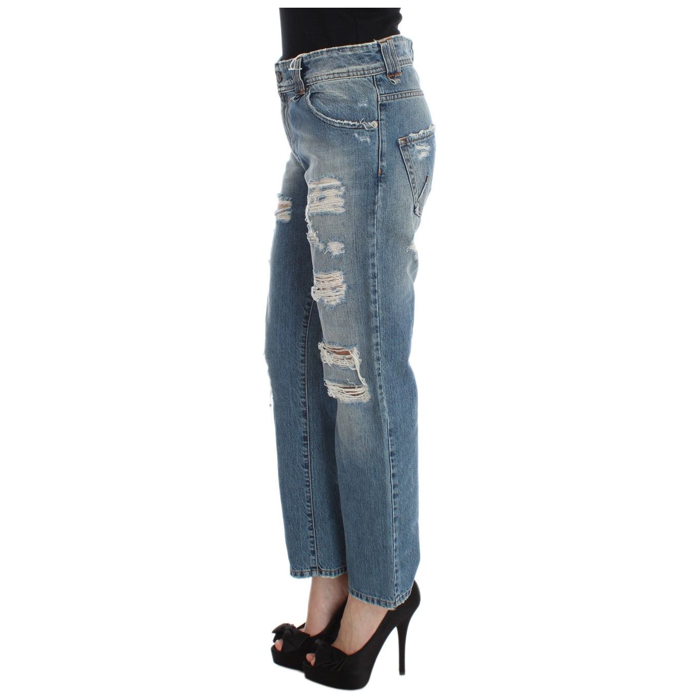 Chic Boyfriend Blue Wash Jeans