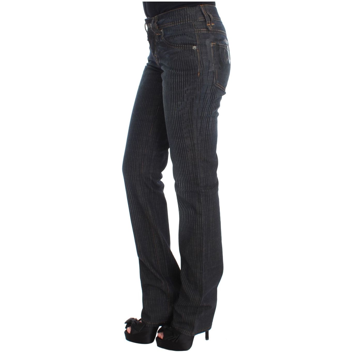 Chic Slim Fit Bootcut Designer Jeans