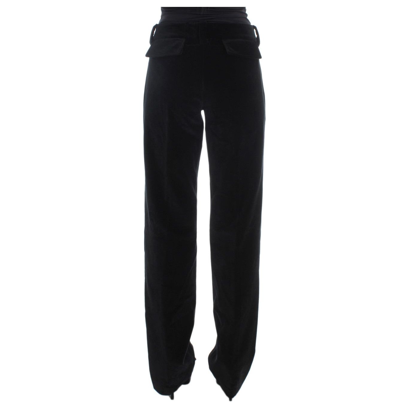 Elegant Black Straight Fit Jeans