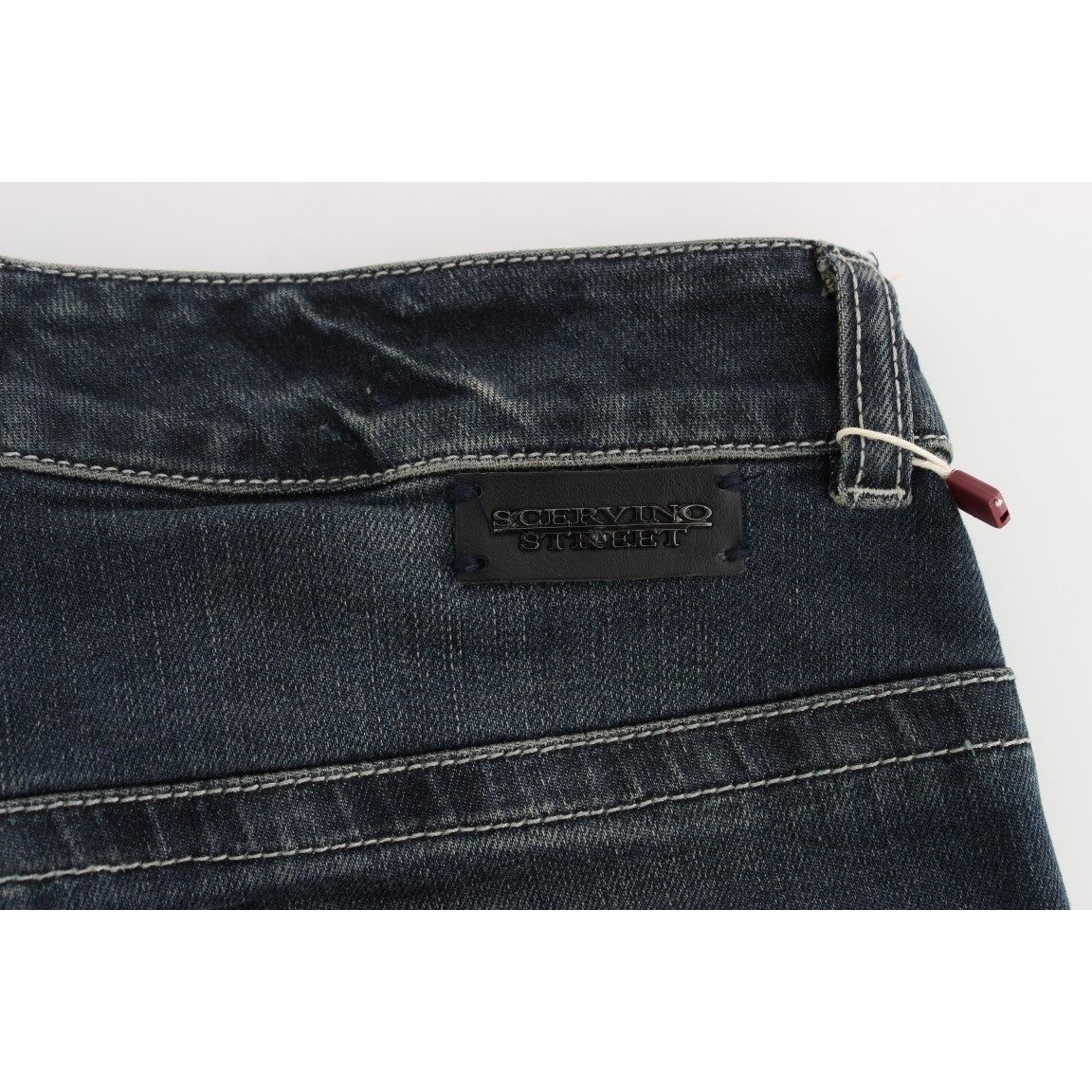 Chic Blue Slim Fit Italian Jeans