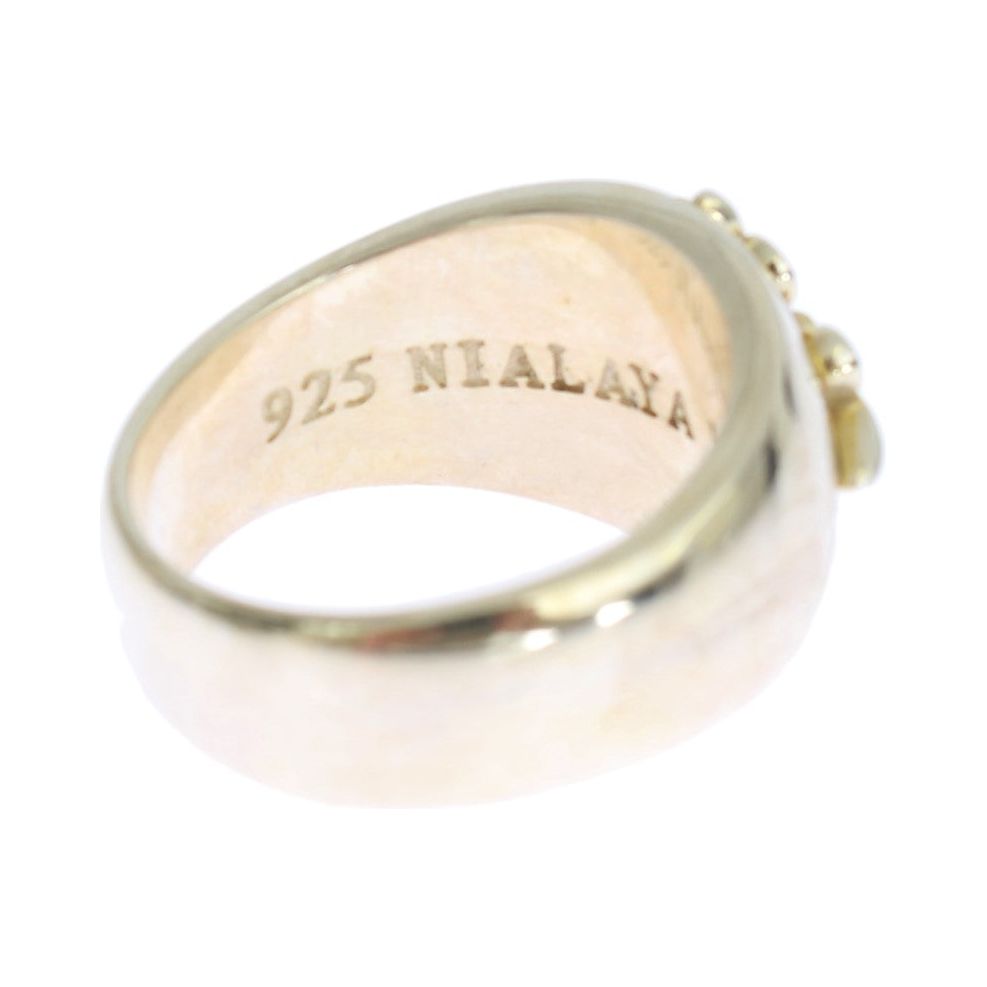 Nialaya | Silver Statement Mens Ring| McRichard Designer Brands   
