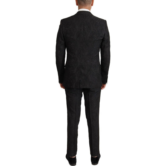 Glittering Black Martini Suit Set