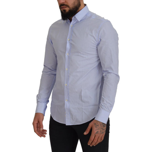 Elegant Light Blue Dress Shirt