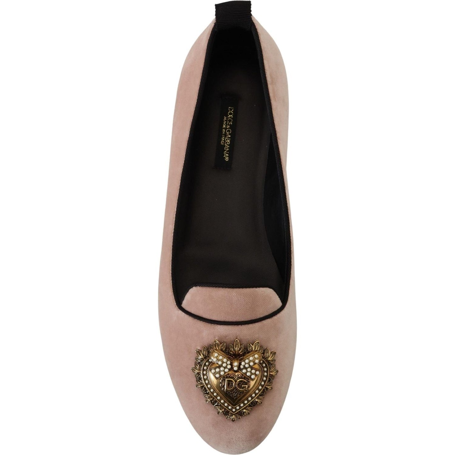 Elegant Pink Velvet Devotion Loafers