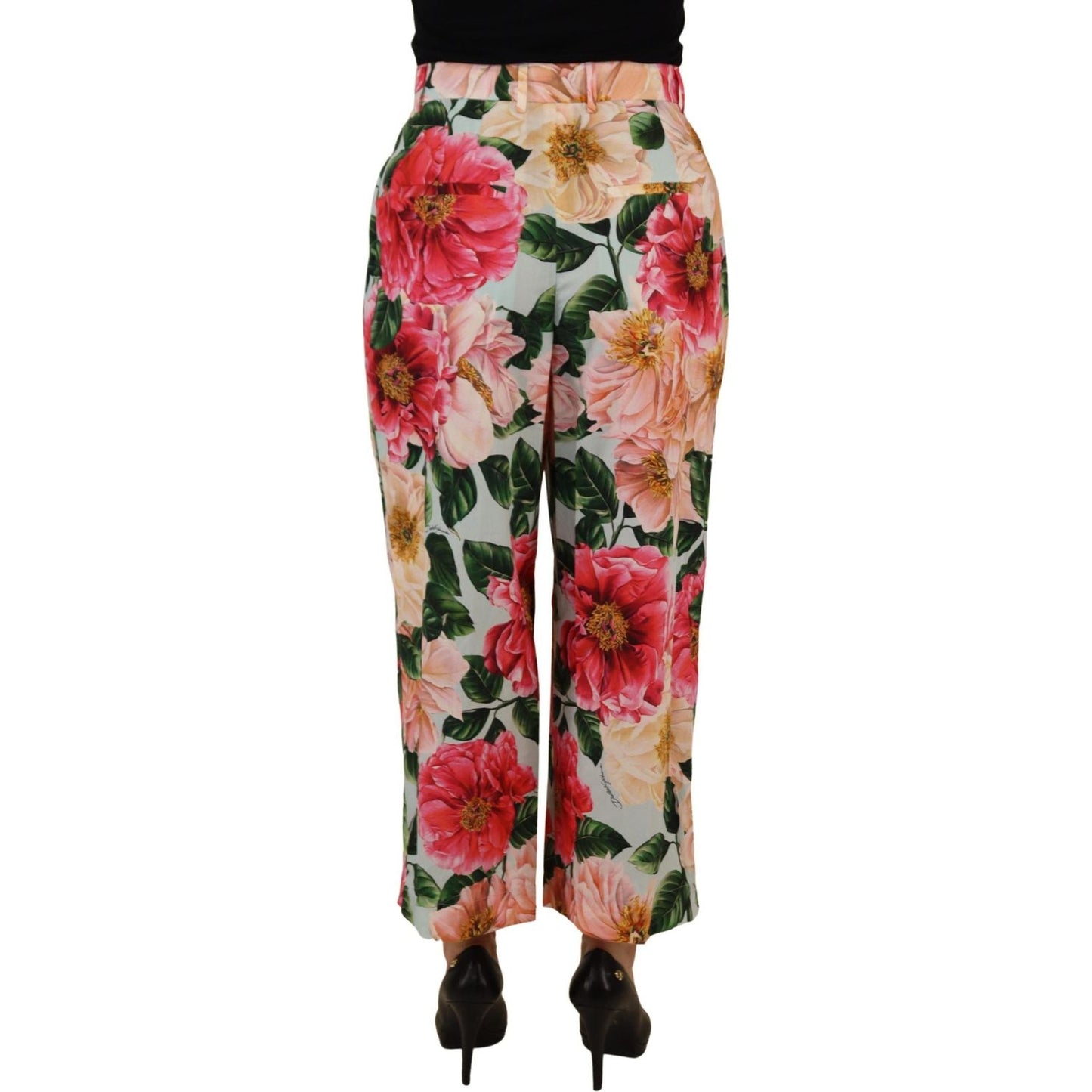 Exquisite Silk High Waist Pants