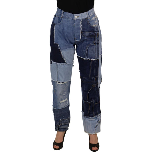 High Waist Skinny Couture Jeans Dolce & Gabbana