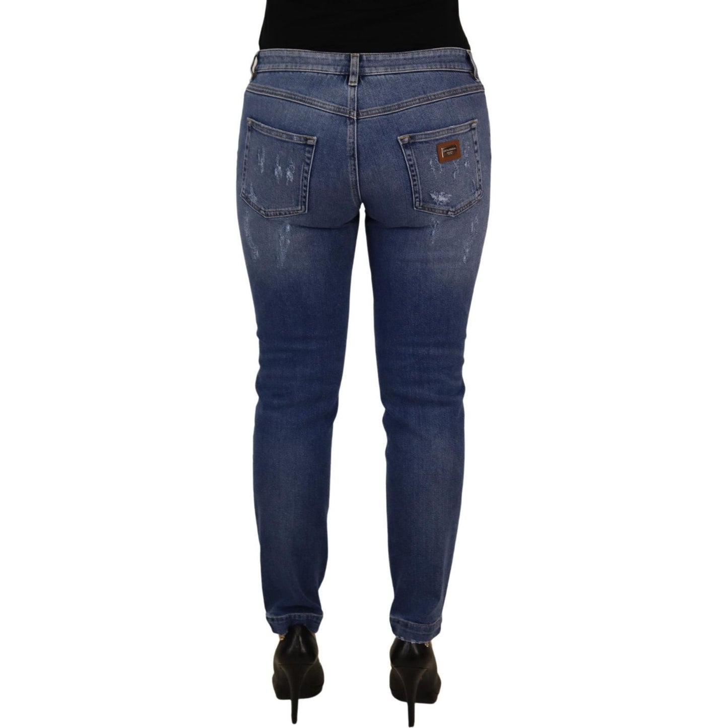 Chic Low Waist Skinny Denim Jeans