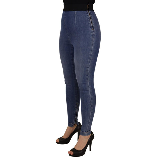 High Waist Skinny Denim The latest in style, these skinny jeans take it up a notch with a flattering high waist. Made of 98% cotton and 2% elastane, they offer a snug yet comfortable stretch fit. Country of origin: IT, you'll be donning a piece of fashion