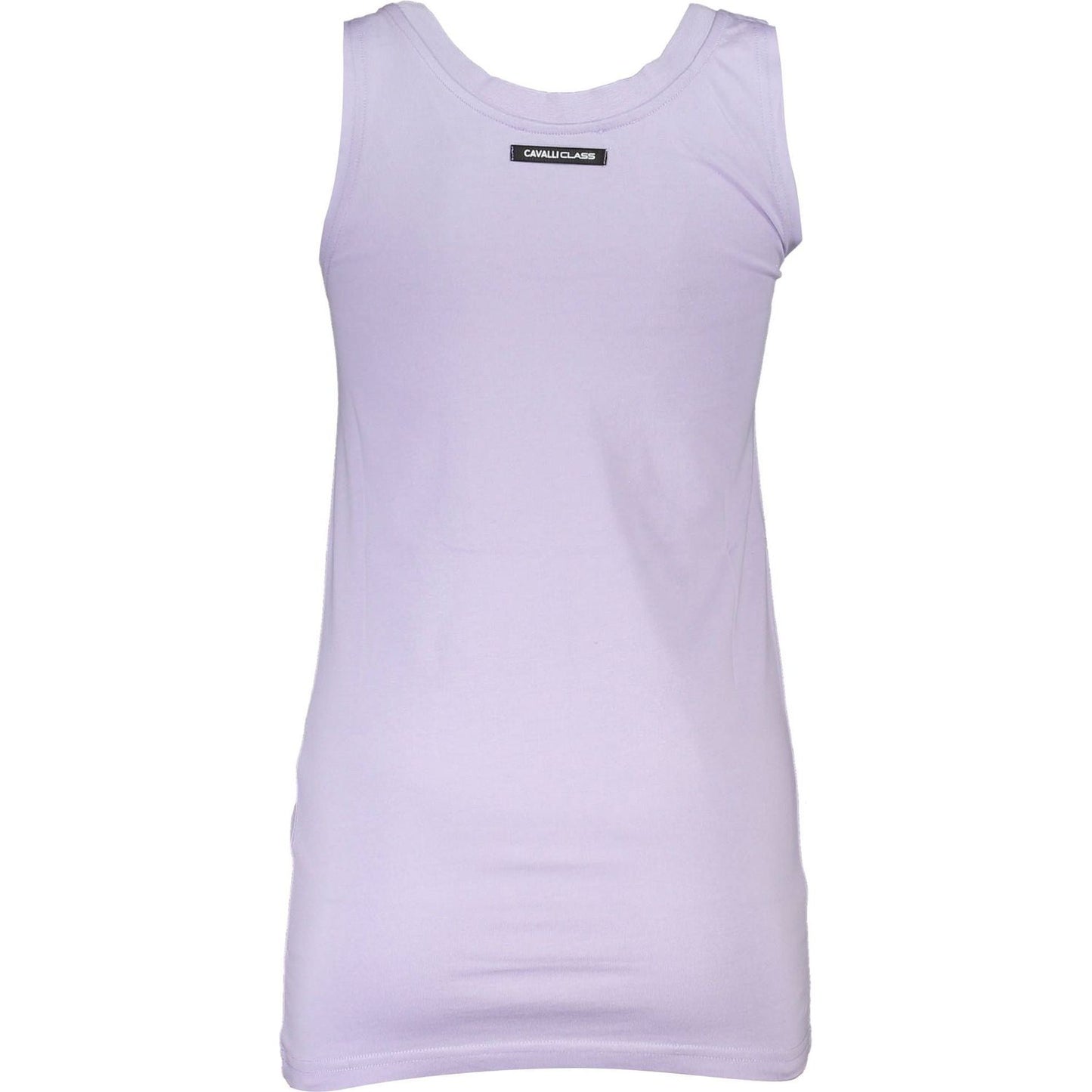 Elegant Purple Tank Top with Wide Shoulders