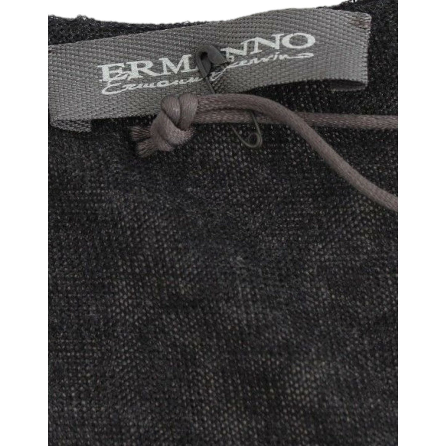 Ermanno ScervinoDeep V-neck Black Wool Blend SweaterMcRichard Designer Brands£169.00