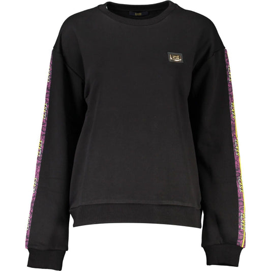 Chic Long-Sleeved Embellished Sweatshirt Cavalli Class