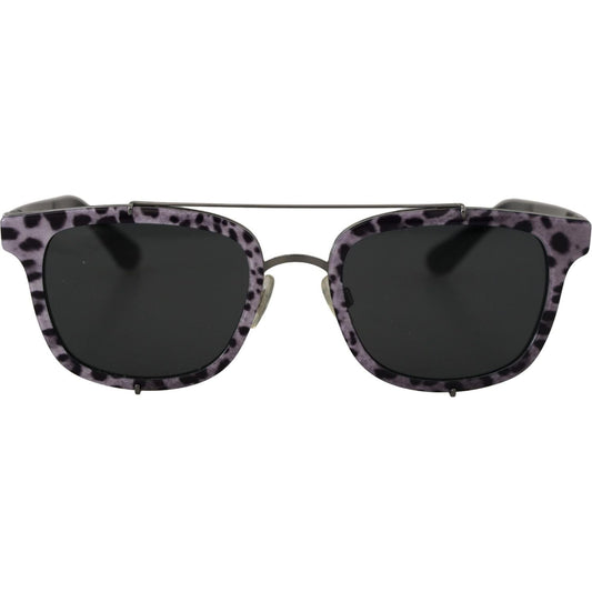 Dolce & Gabbana Chic Purple Lens Metal Frame Sunglasses Dolce & Gabbana