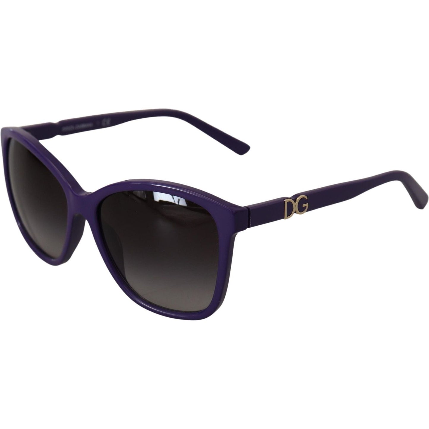 Elegant Violet Round Sunglasses for Women