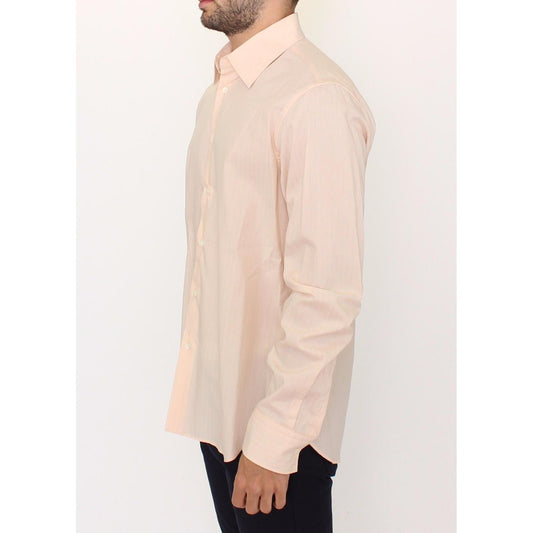 Sunset Hues Striped Cotton Shirt