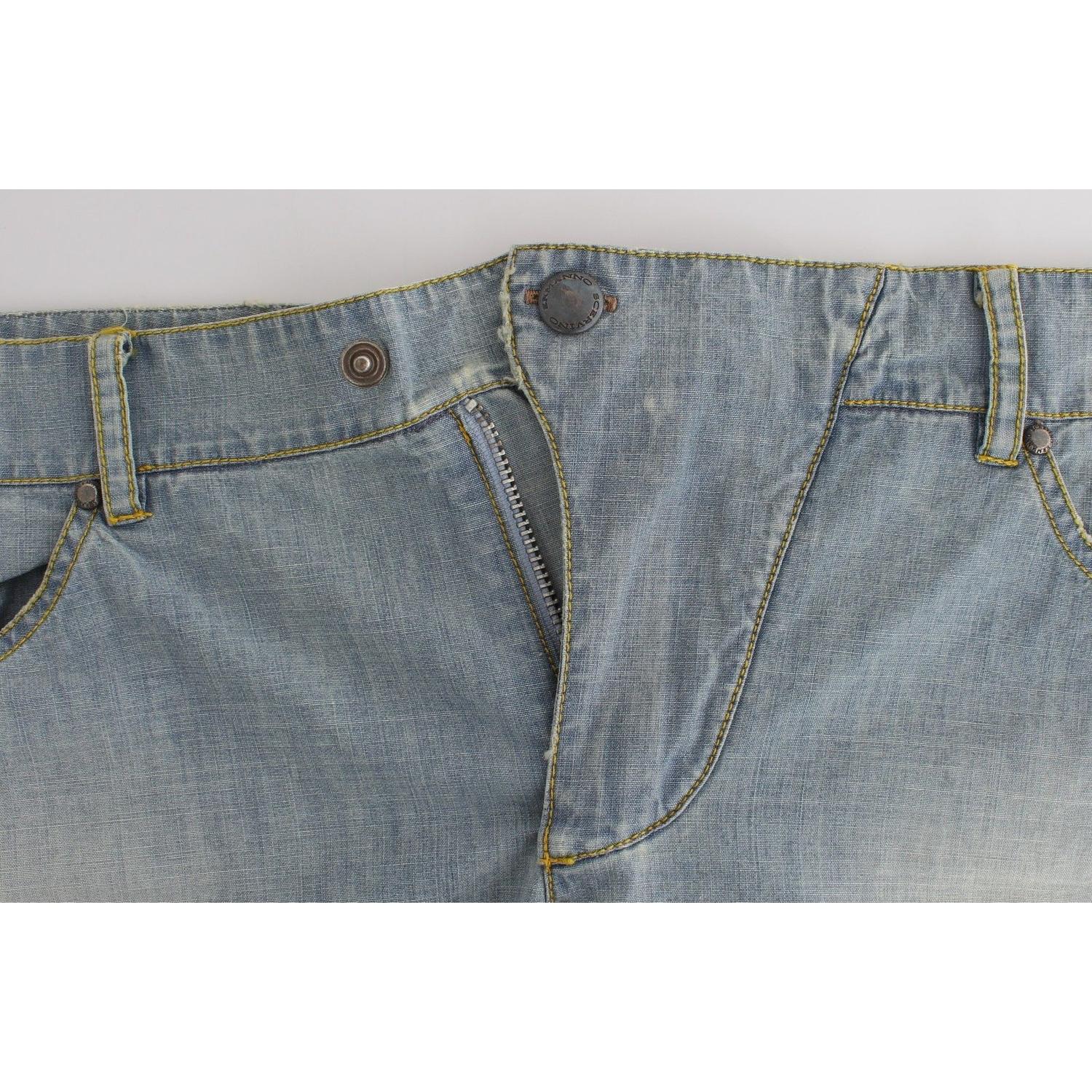 شورت جينز أزرق أنيق - Ermanno Scervino