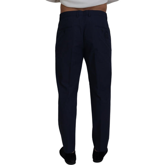 Chic Slim Fit Chinos in Blue