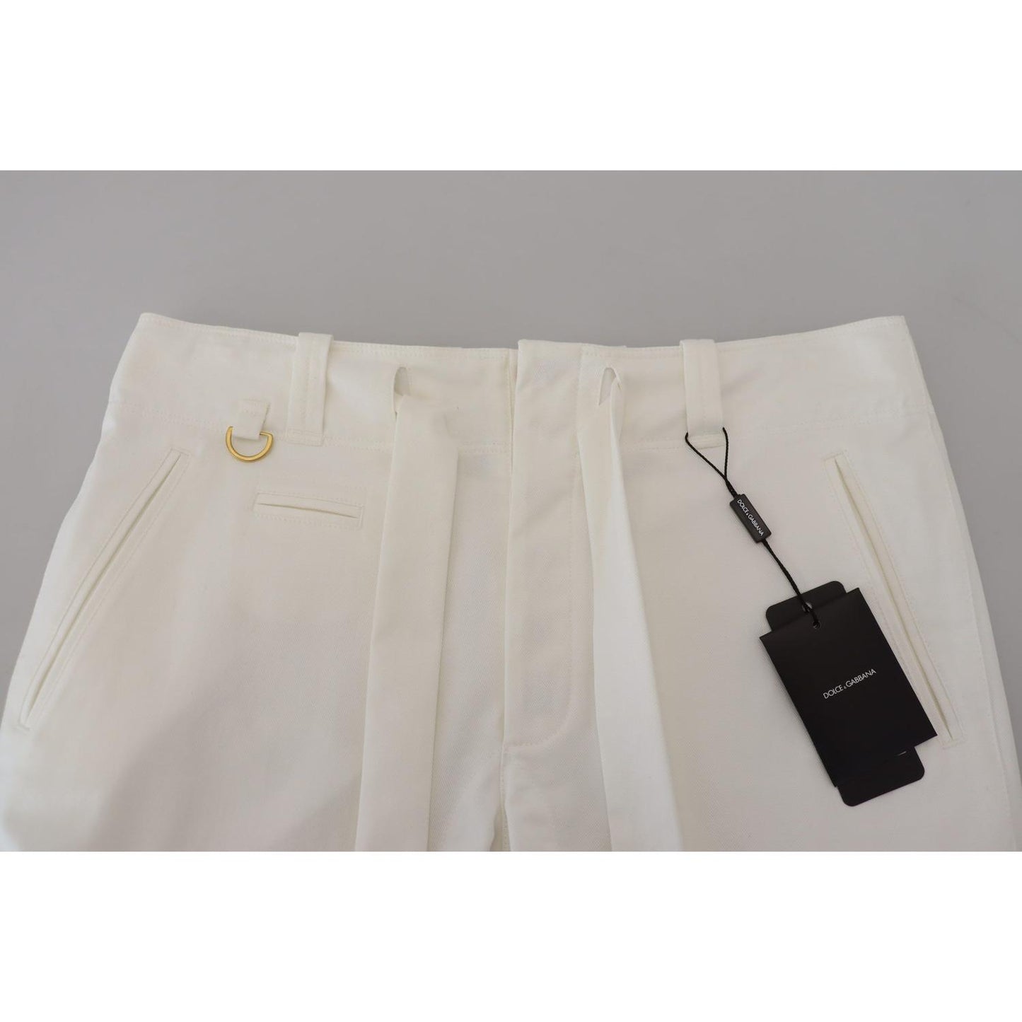 Elegant White Chino Shorts