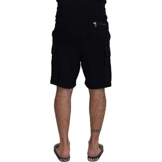 Elevate Your Summer: Classic Black Bermuda Shorts