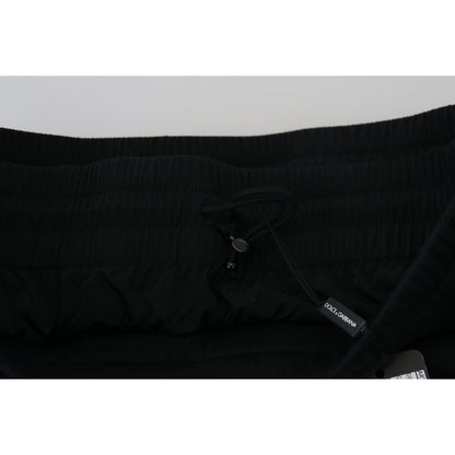 Dolce & Gabbana Black Cotton Bermuda Cargo Shorts Shorts