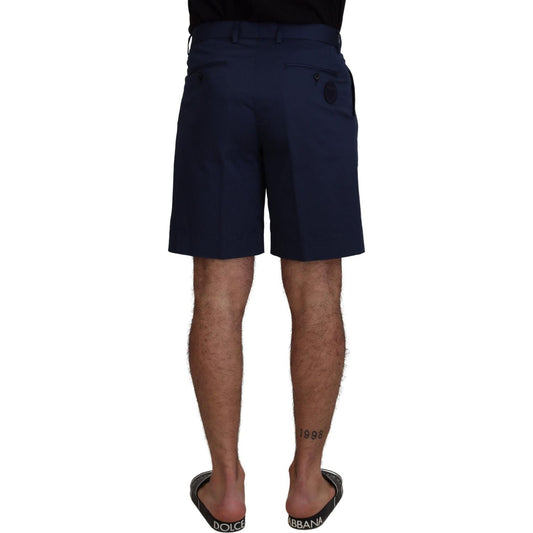 Elegant Blue Chino Shorts – Regular Fit