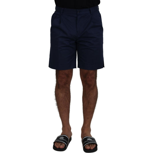 Elegant Blue Chino Shorts – Regular Fit