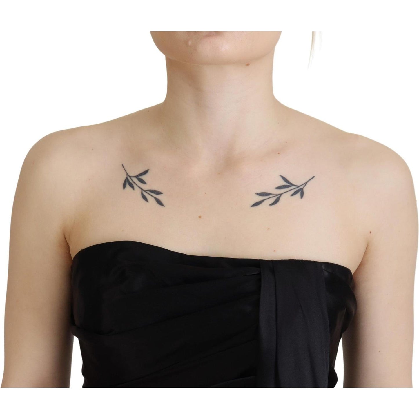 Dolce & Gabbana Black Silk Shift Short Mini Party Dress