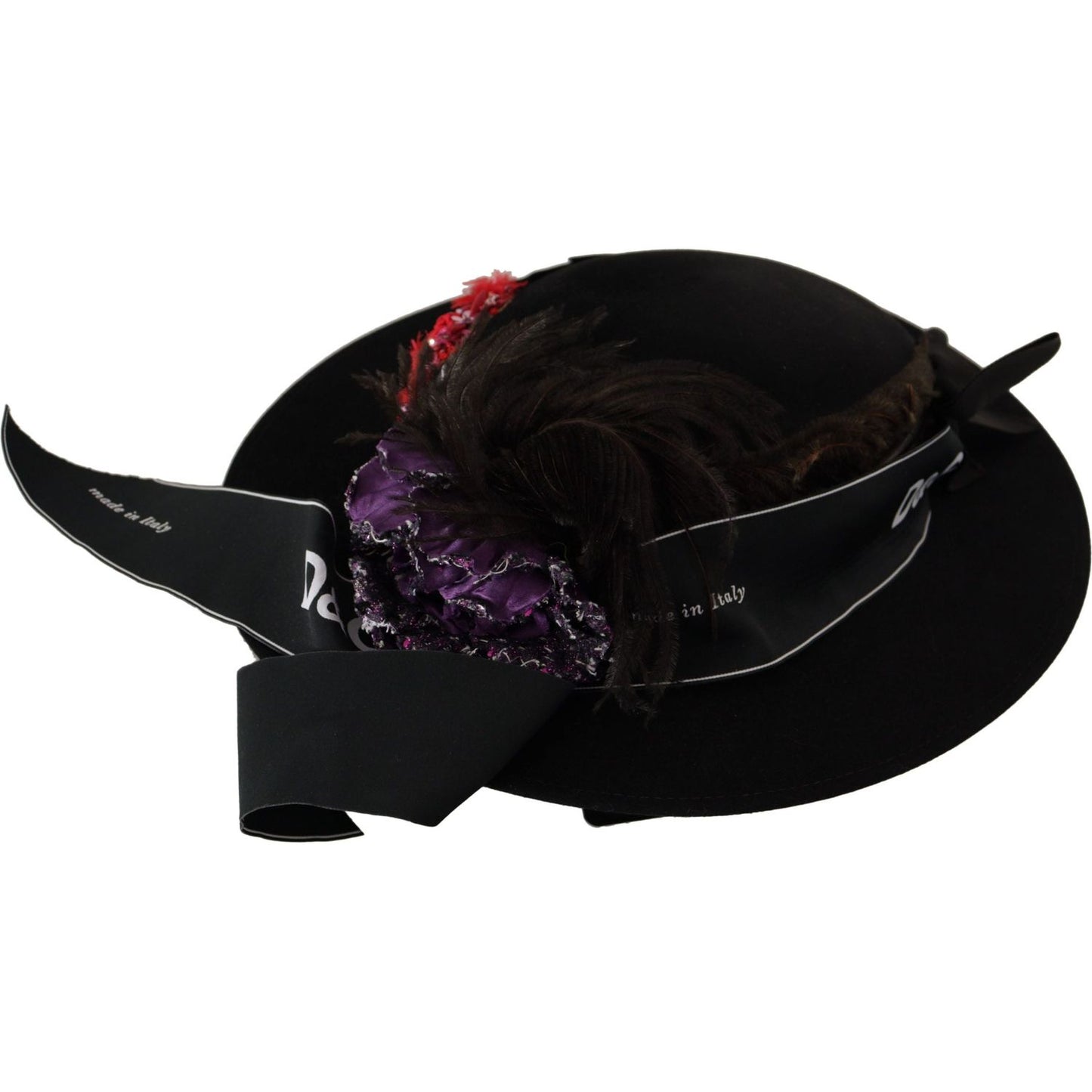 Elegant Wide Brim Black Hat