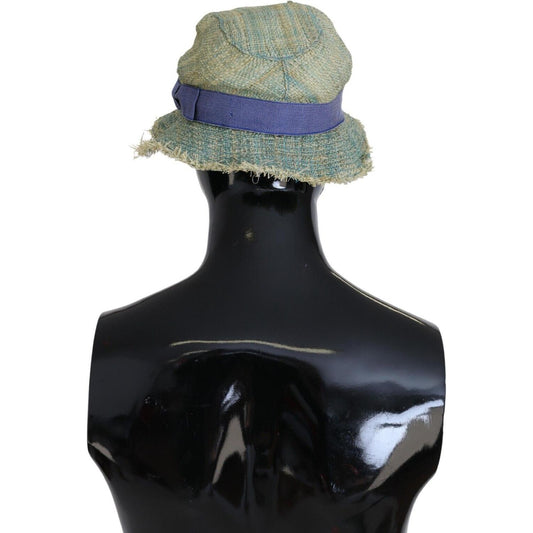 Chic Multicolor Cotton Bucket Hat