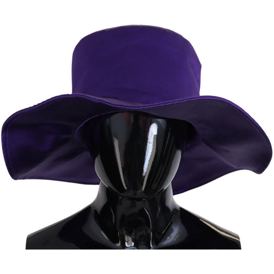 Elegant Purple Silk Top Hat