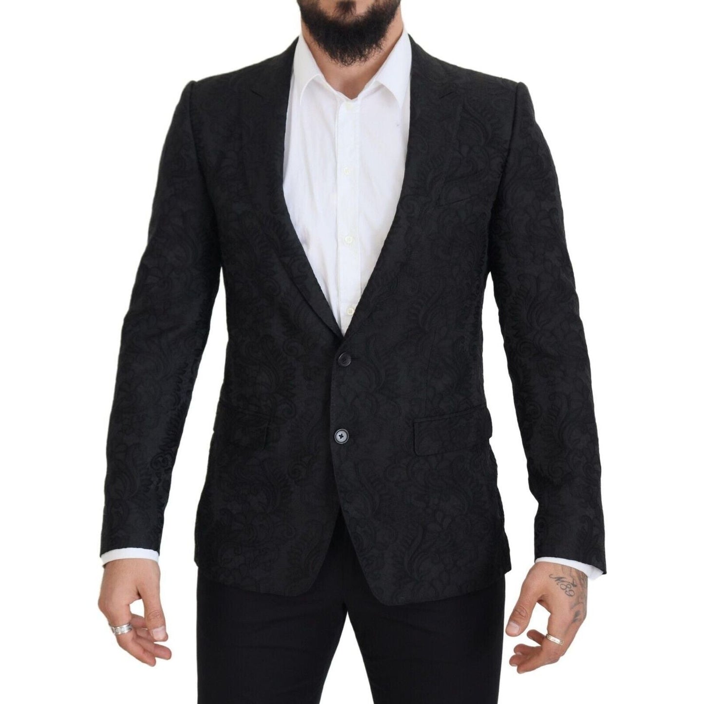 Elegant Slim Fit Peak Lapel Blazer