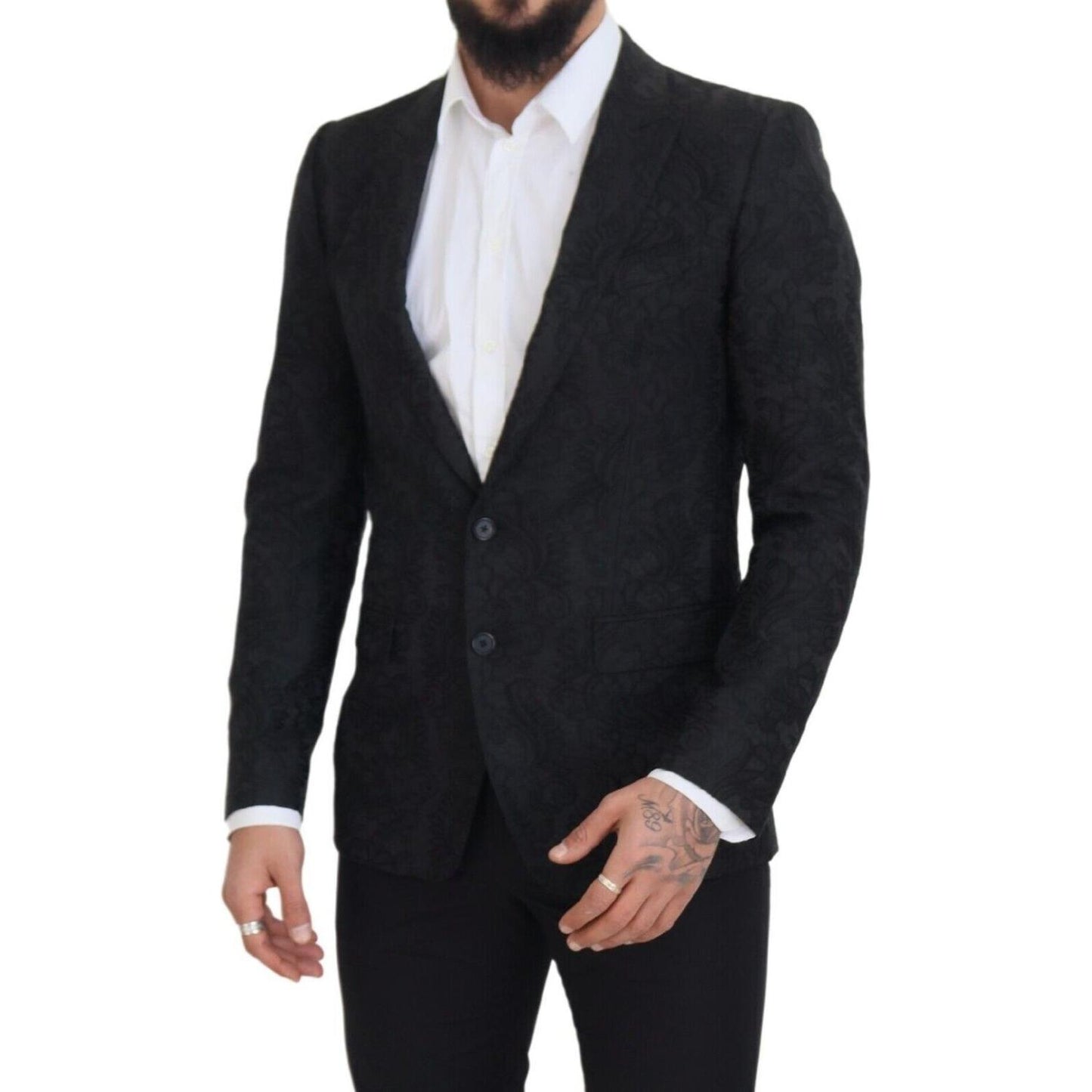 Elegant Slim Fit Peak Lapel Blazer