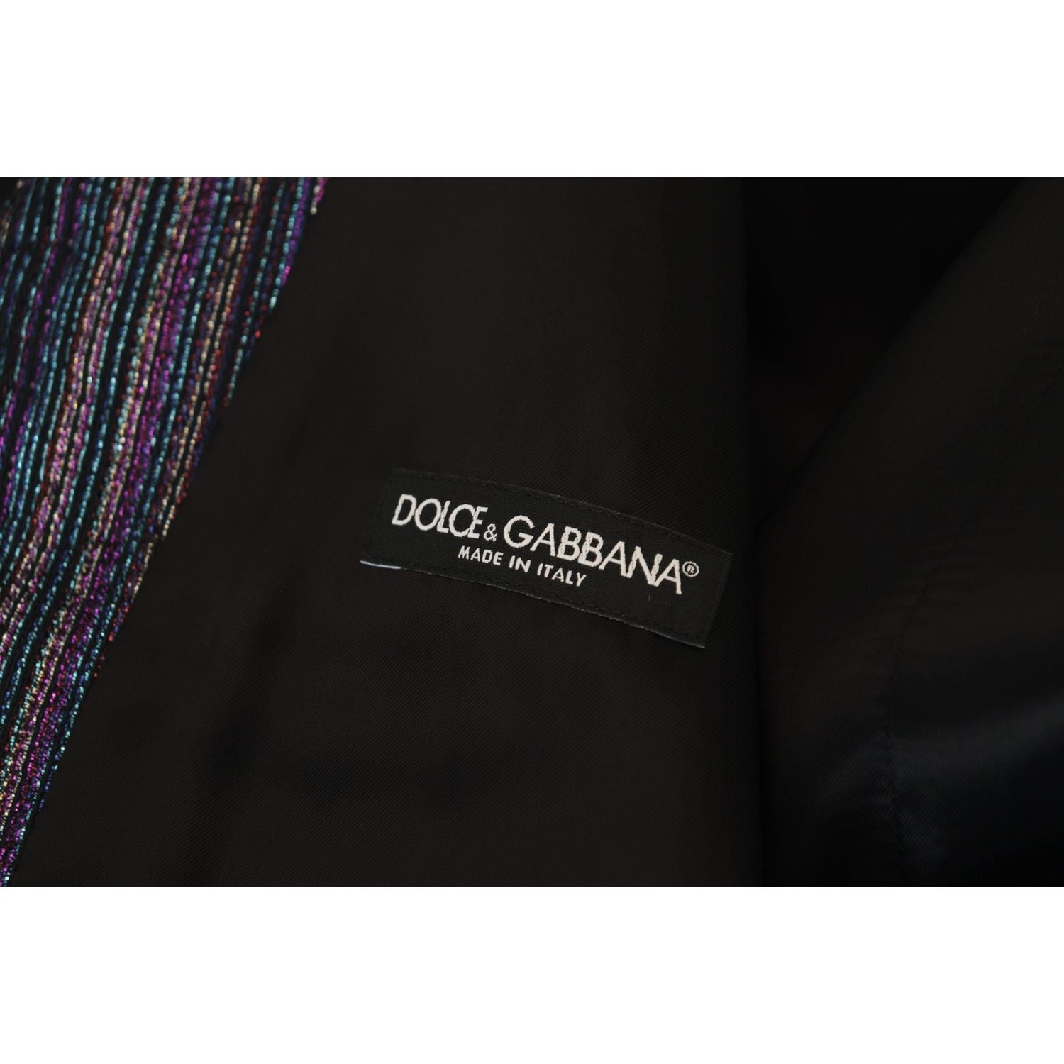 Dolce & Gabbana Multicolor Polyester Waistcoat Dress Formal Vest