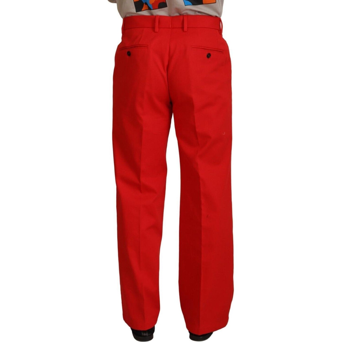 Stunning Red Mainline Cotton Pants