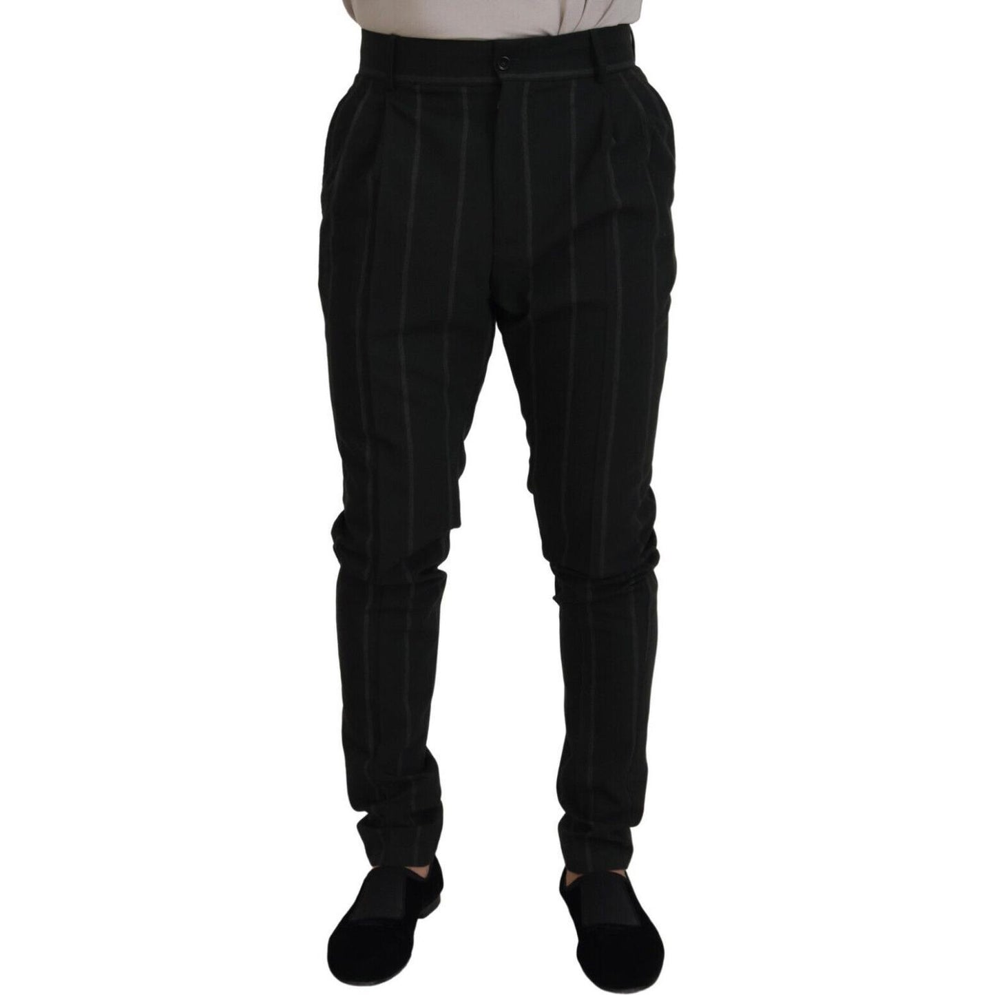 Elegant Black Tailored Trousers