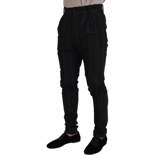 Elegant Black Tailored Trousers