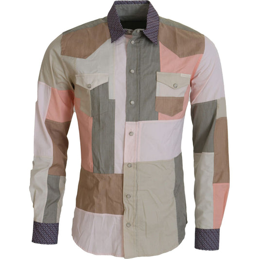 Elegant Multicolor Slim Fit Casual Shirt