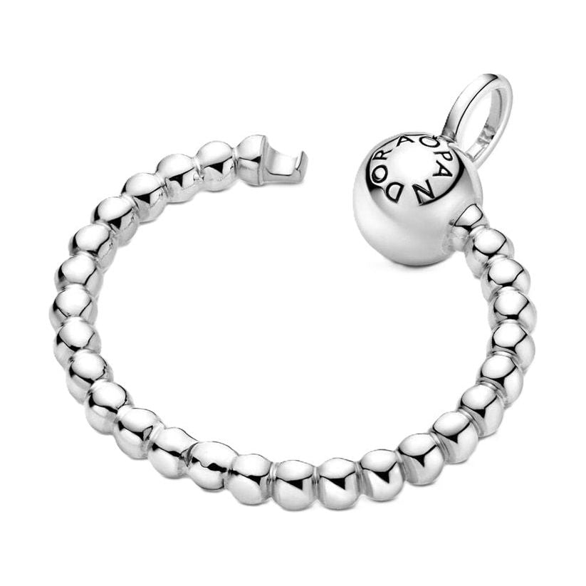 PANDORA CHARMS Mod. MOMENTS SMALL BEADED O NECKLACE PENDANT-0