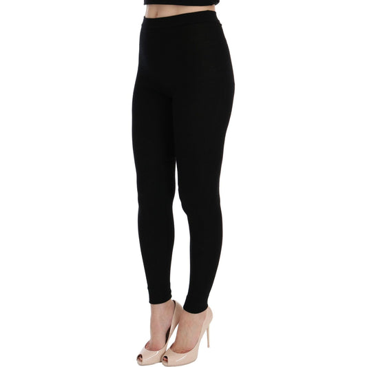 Elegant Black Cashmere Pants