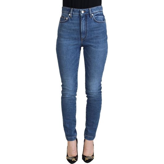 Chic Blue Denim Pants – Elegance Meets Comfort