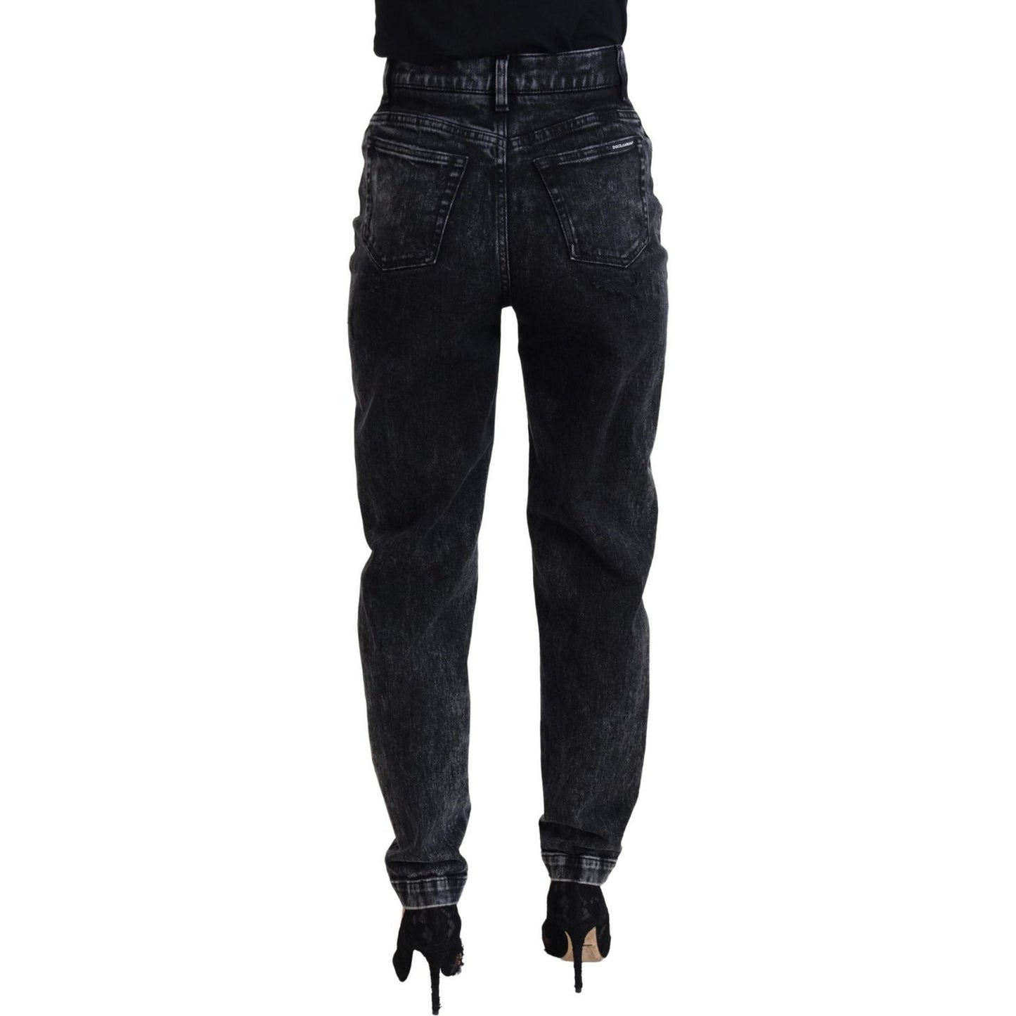 Elegant Black Denim Pants