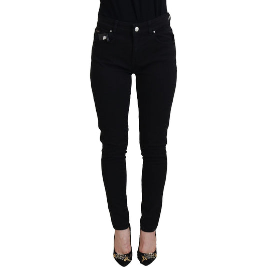 Elegant Black Denim Pants