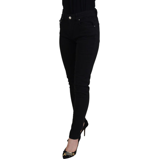 Elegant Black Denim Pants