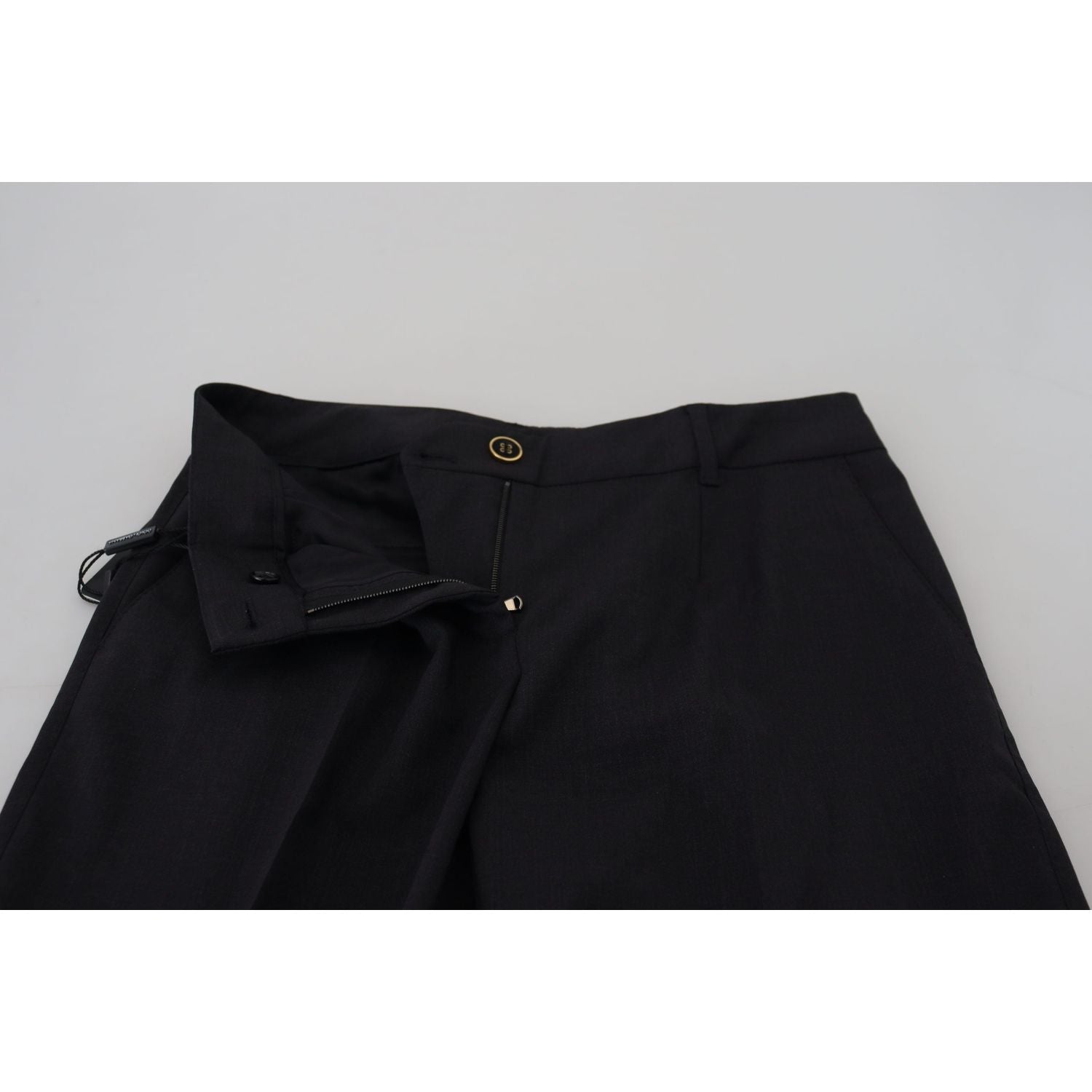 بنطلون من مزيج الصوف الرمادي الأنيق من دولتشي آند غابانا لإطلالة راقية