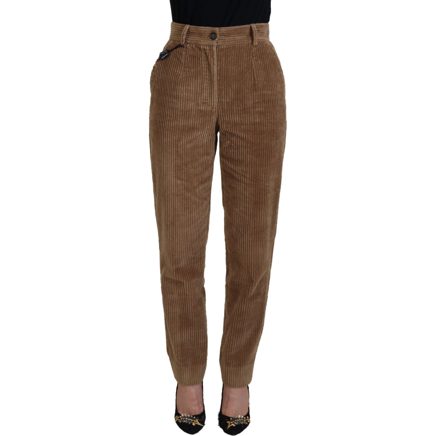 Elegant Brown Corduroy Pants for Sophisticated Style