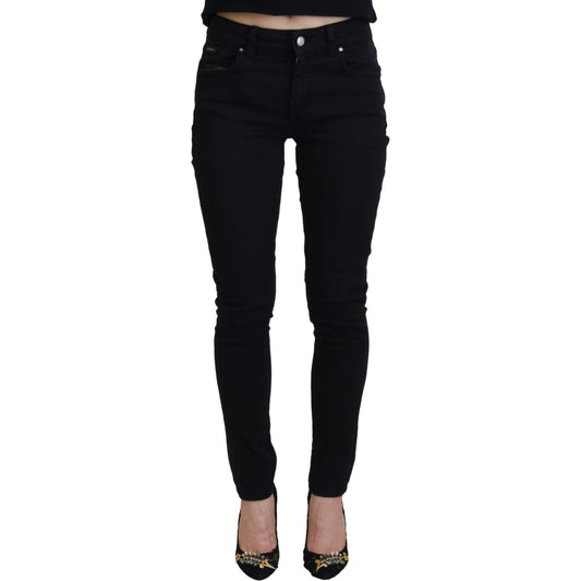 Dolce & Gabbana Chic Black Denim Pants – Timeless Elegance Dolce & Gabbana