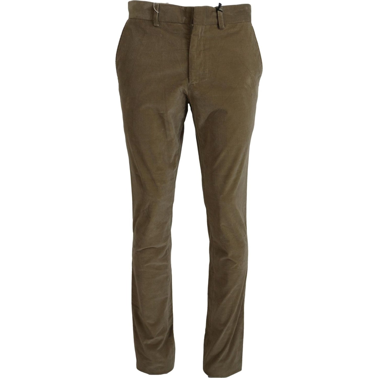 Elegant Brown Casual Pants